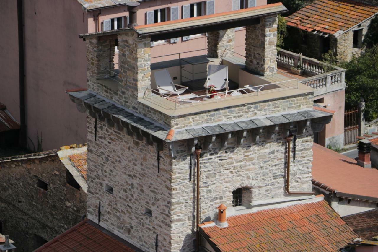 Casa Francesca Torre Saracena Lägenhet Dolcedo Exteriör bild